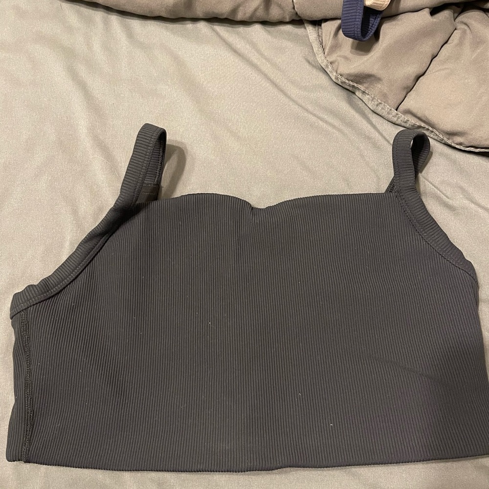 AE Ribbed Squareneck Sports Bra
